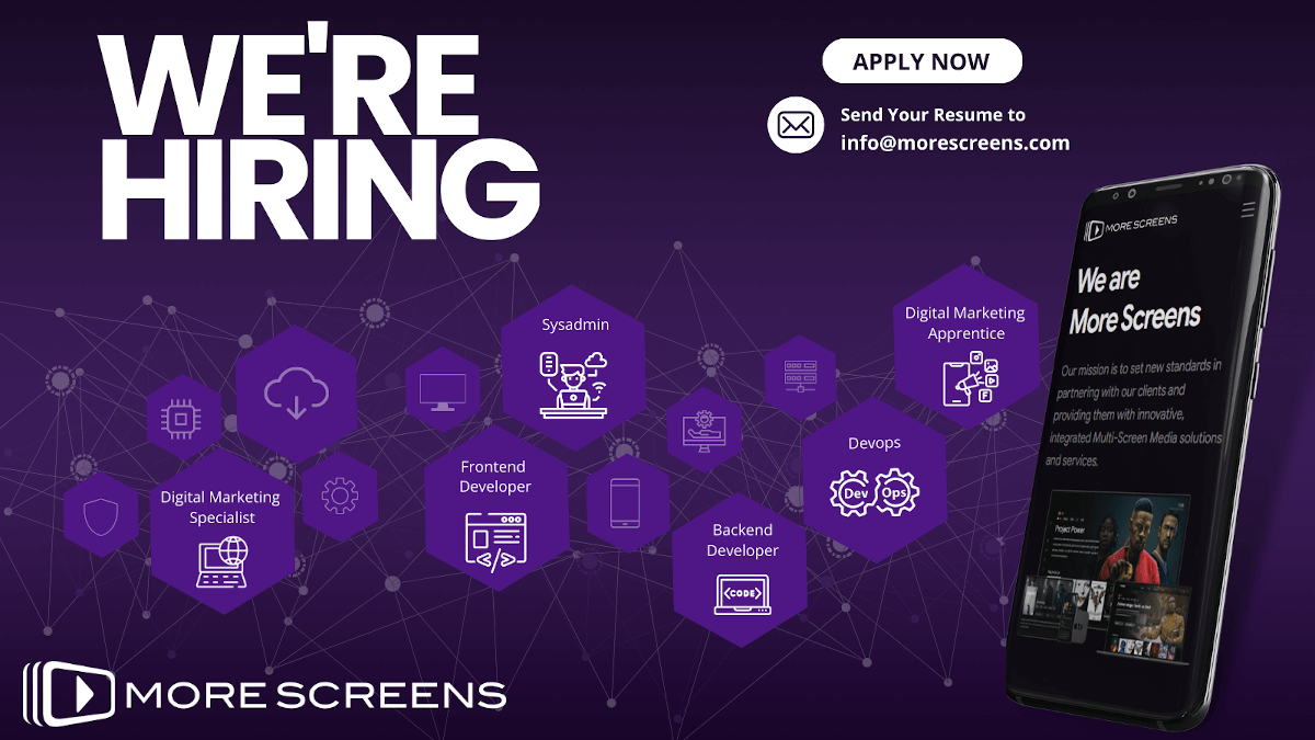 Career Opportunities at More Screens
